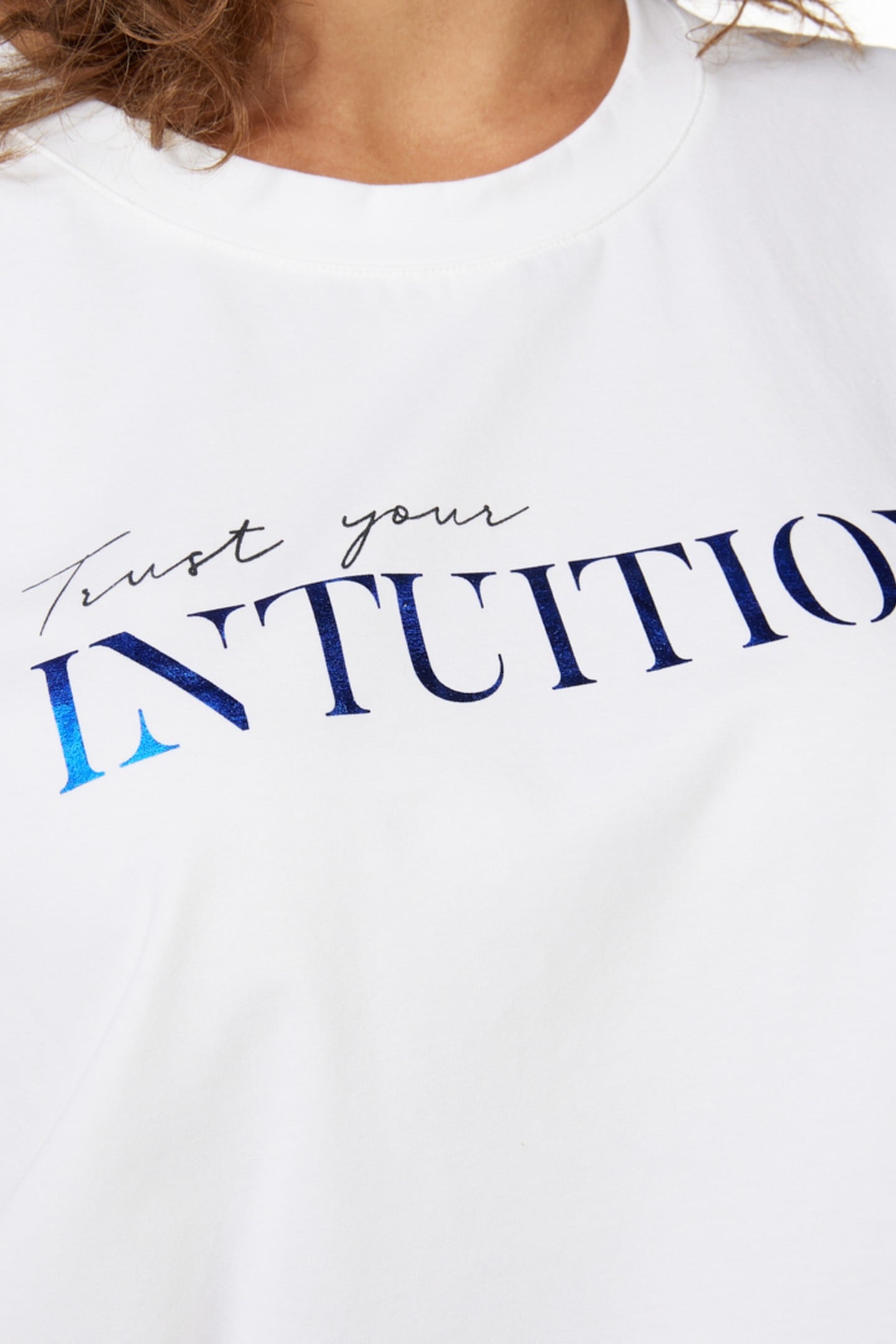 T-SHIRT “INTUITION” OFF WHITE 7