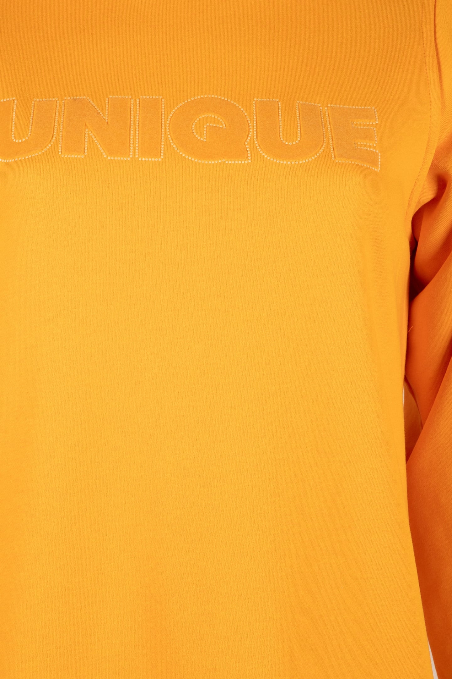 DRESS FLOCK PRINT ORANGE 5