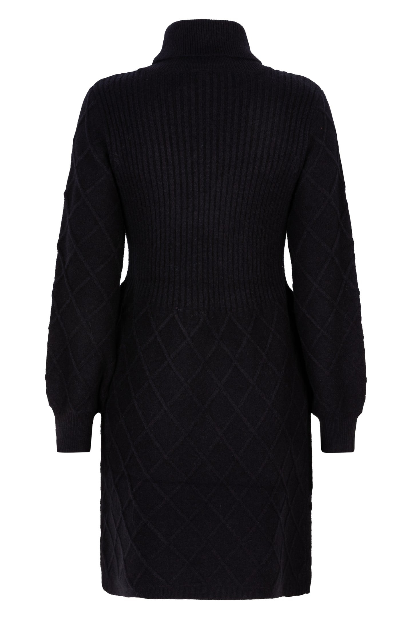 DRESS RIB & PATTERN BLACK 7