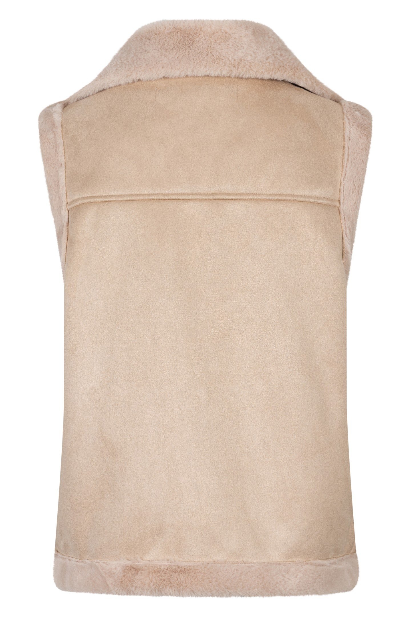 GILET FAKE FUR / SUEDINE SAND 5