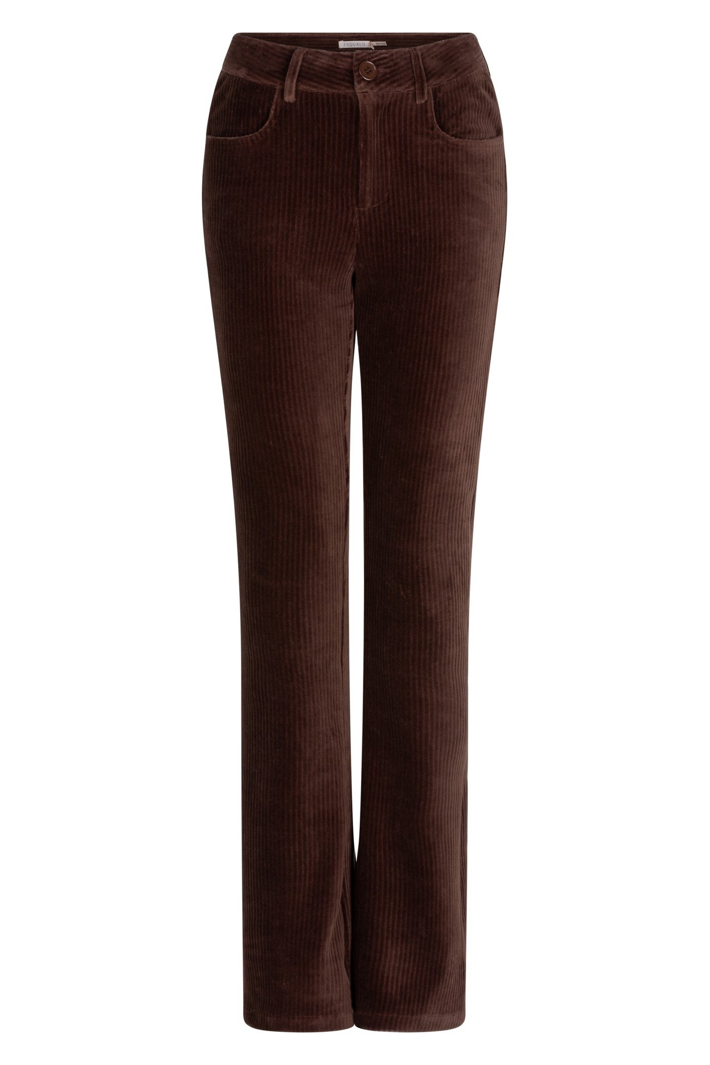 TROUSERS RIB FLAIR CHOCOLATE 7
