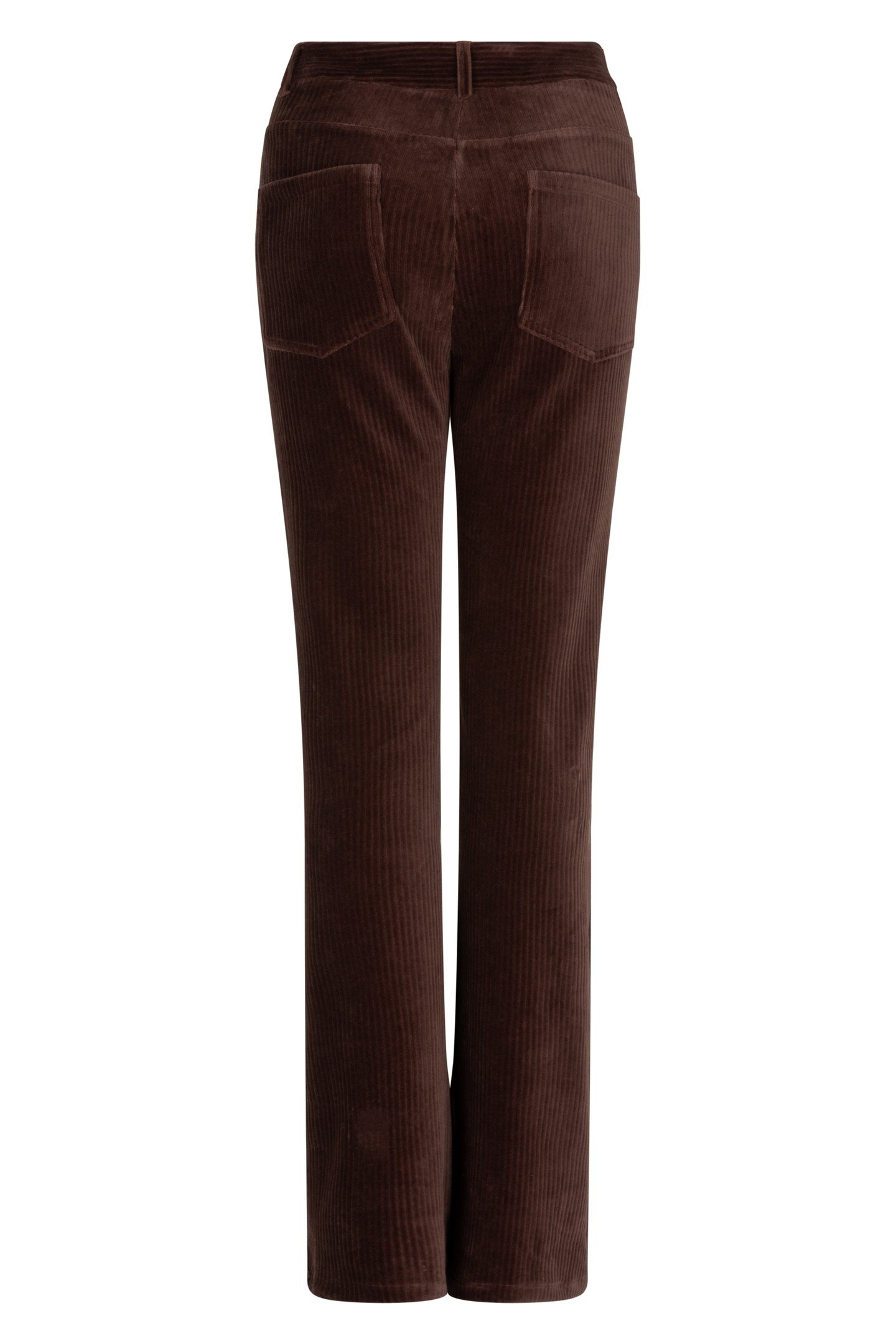 TROUSERS RIB FLAIR CHOCOLATE 6