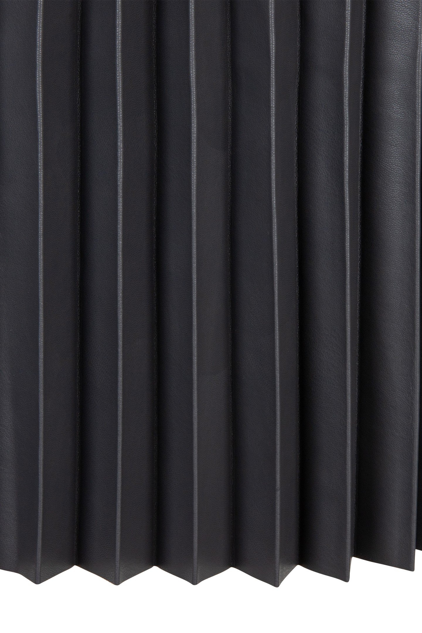 SKIRT PLISSE VEGAN LEATHER GREY 6