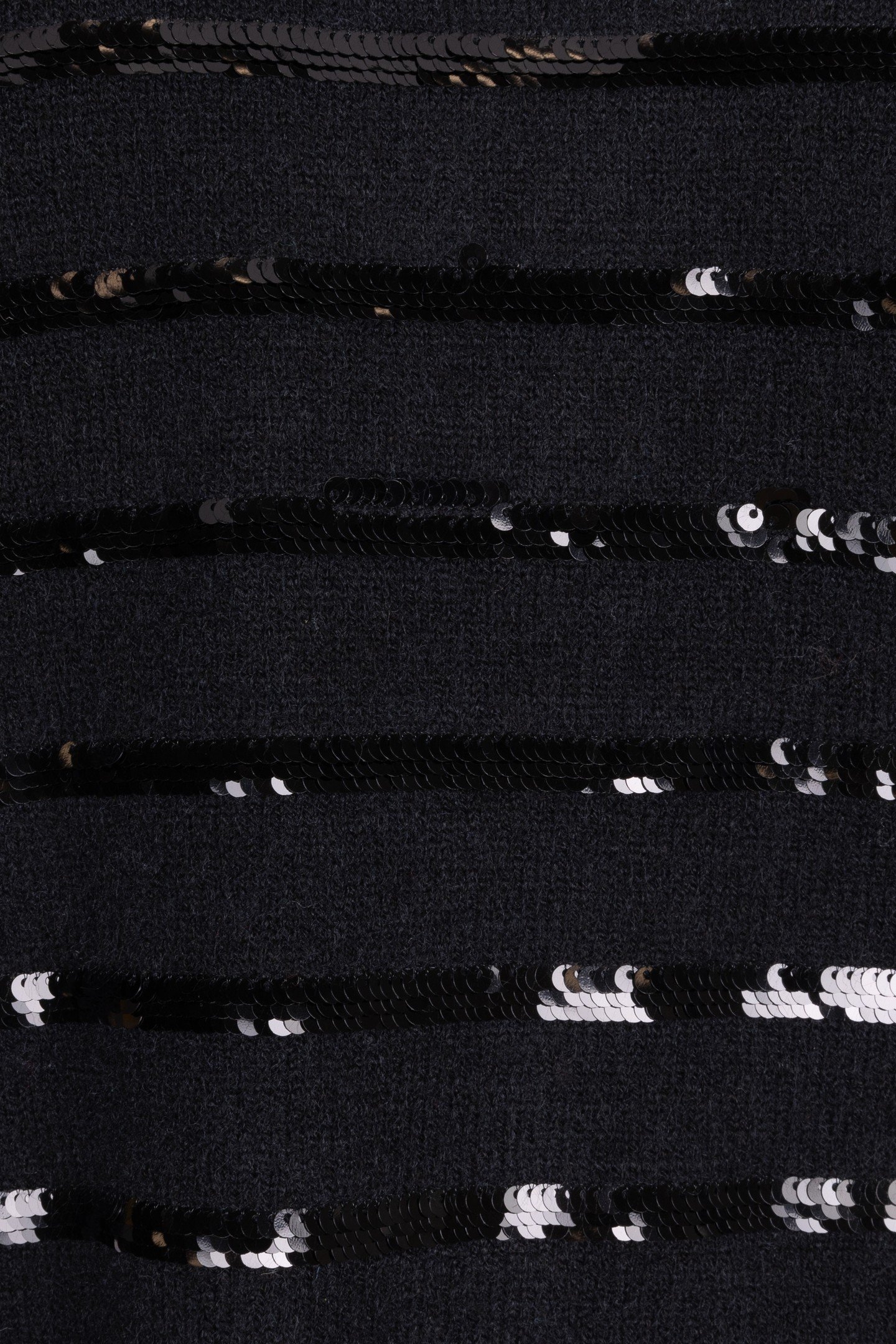 SWEATER STRIPED SEQUINS BLACK 3