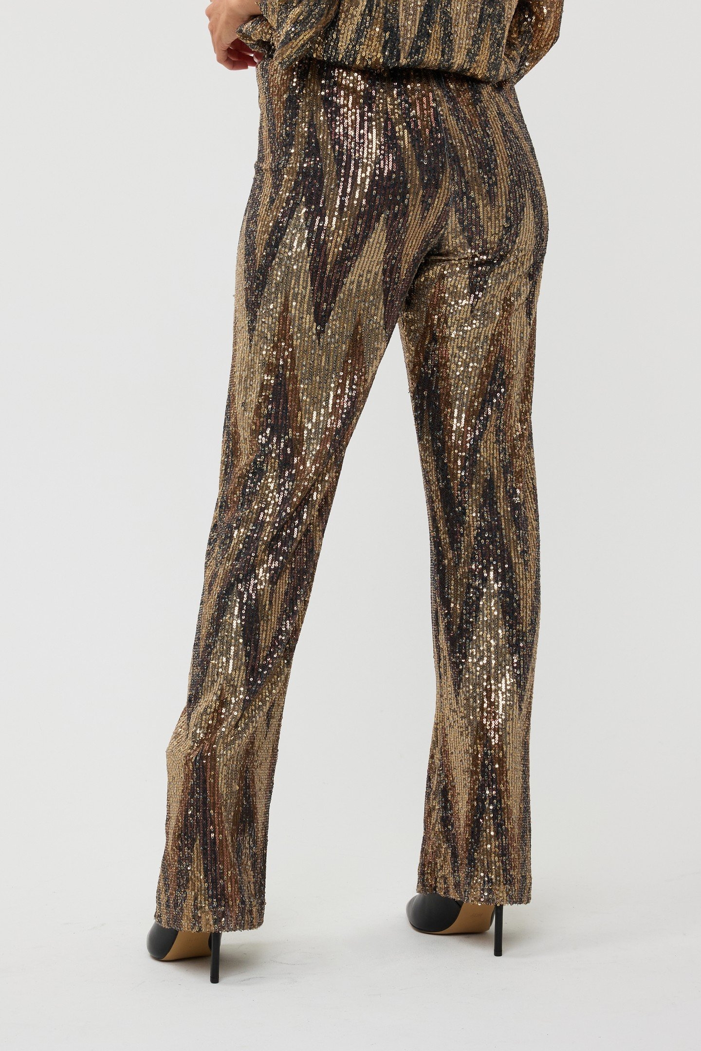 TROUSERS SEQUINS ZIGZAG PRINT 4