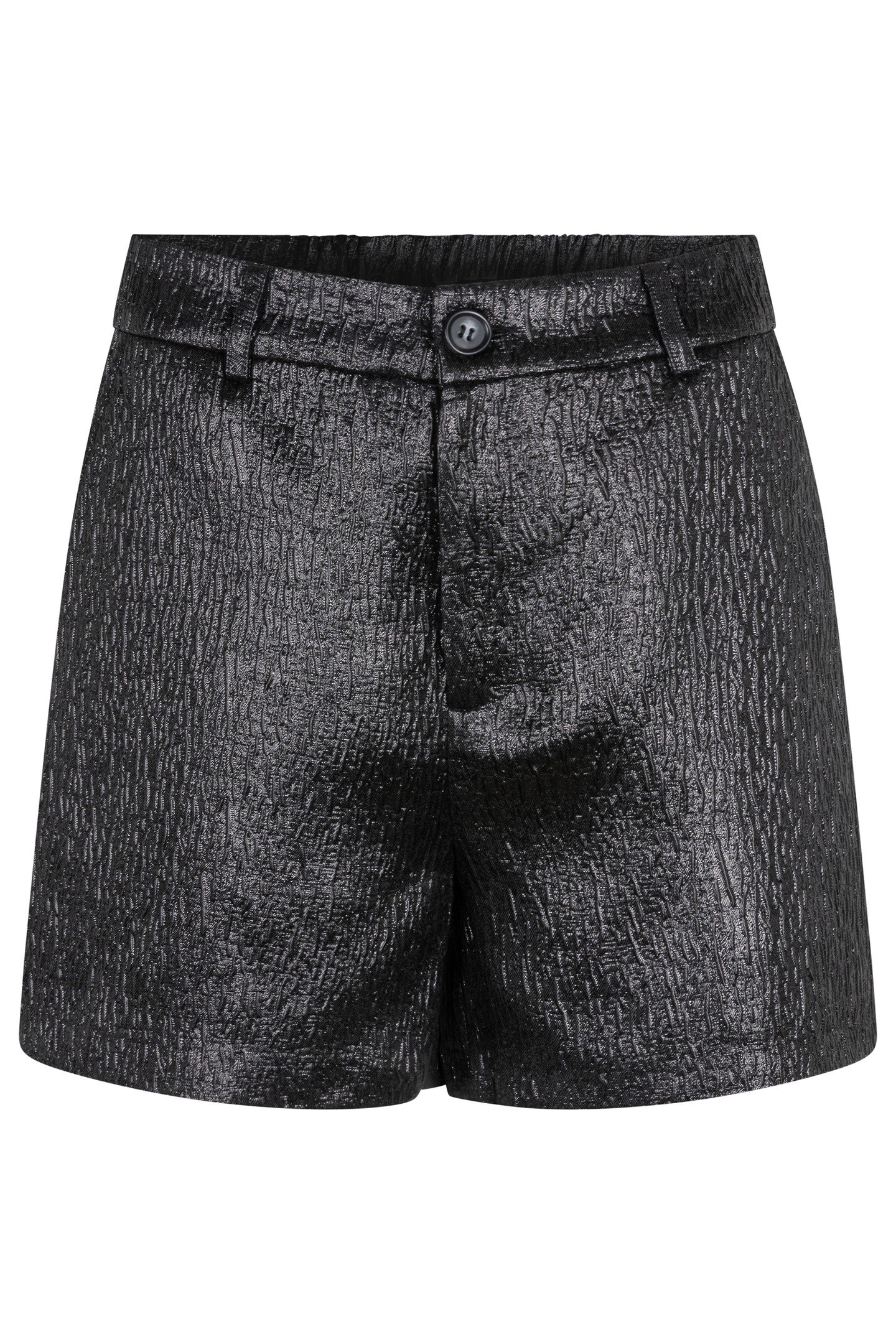 SHORTS METALLIC BLACK 4