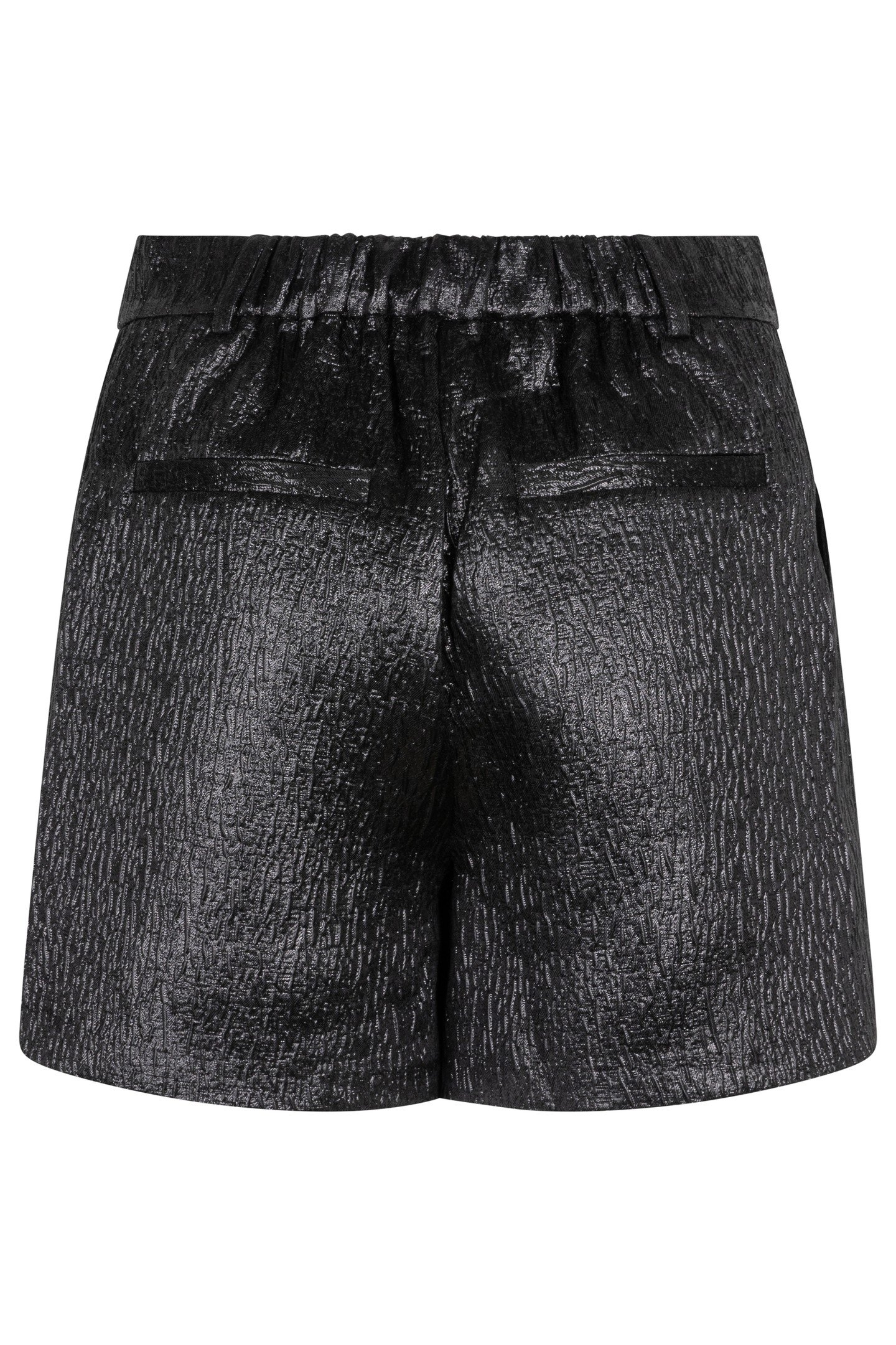 SHORTS METALLIC BLACK 5