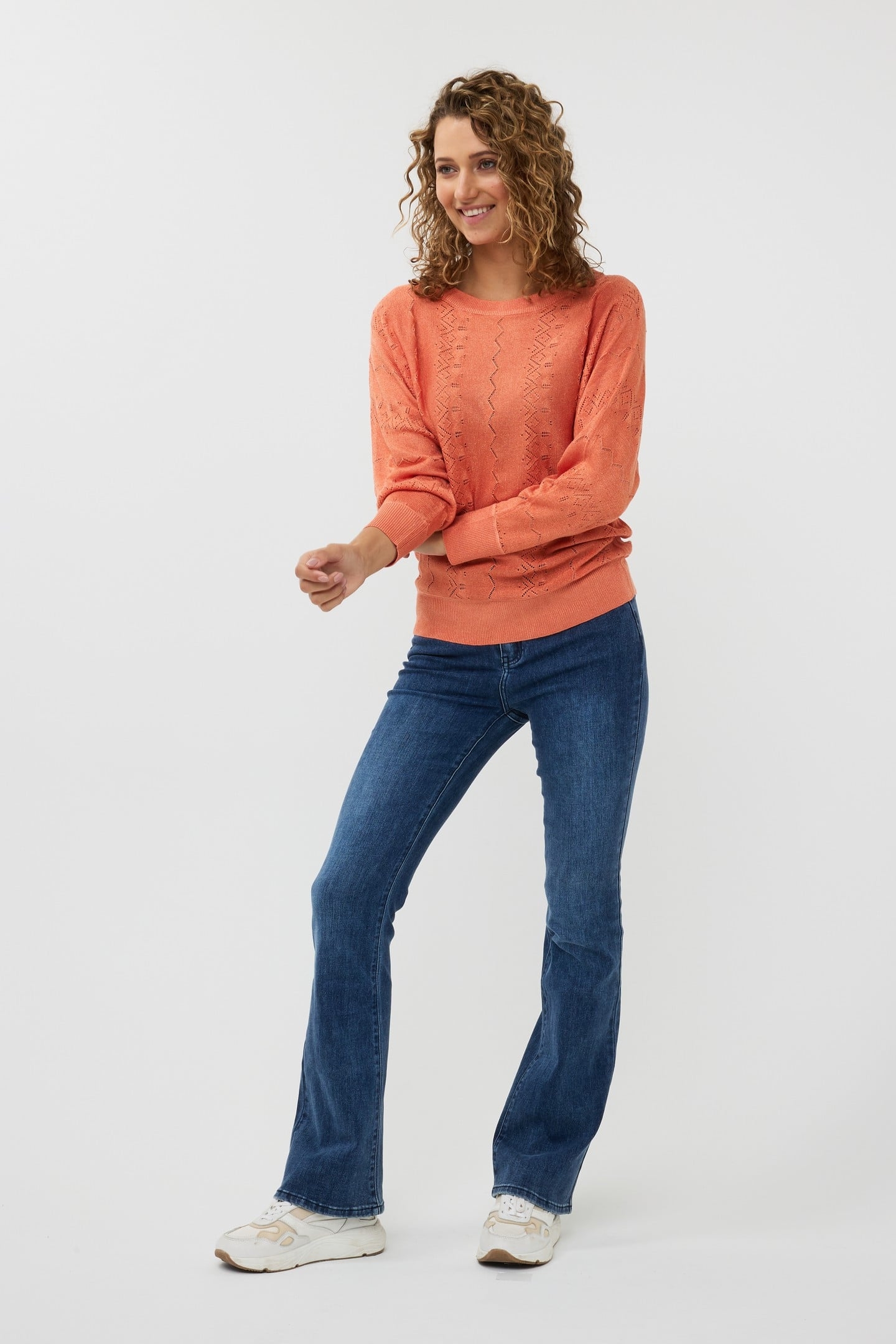 SWEATER BATWING LUREX AMBER GLOW 2