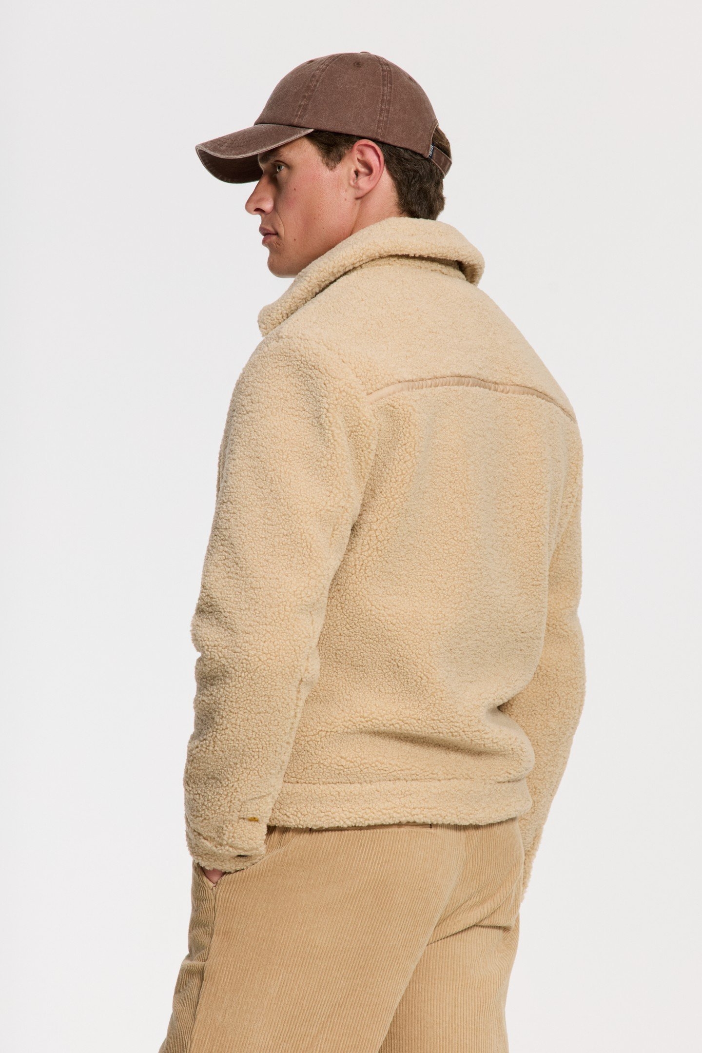 SYD TEDDY JACKET BEIGE CLAY 4