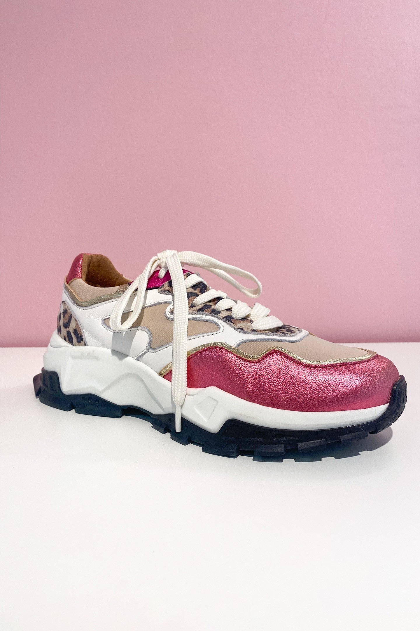 CHESTER LEOPARD WHITE / PINK 2