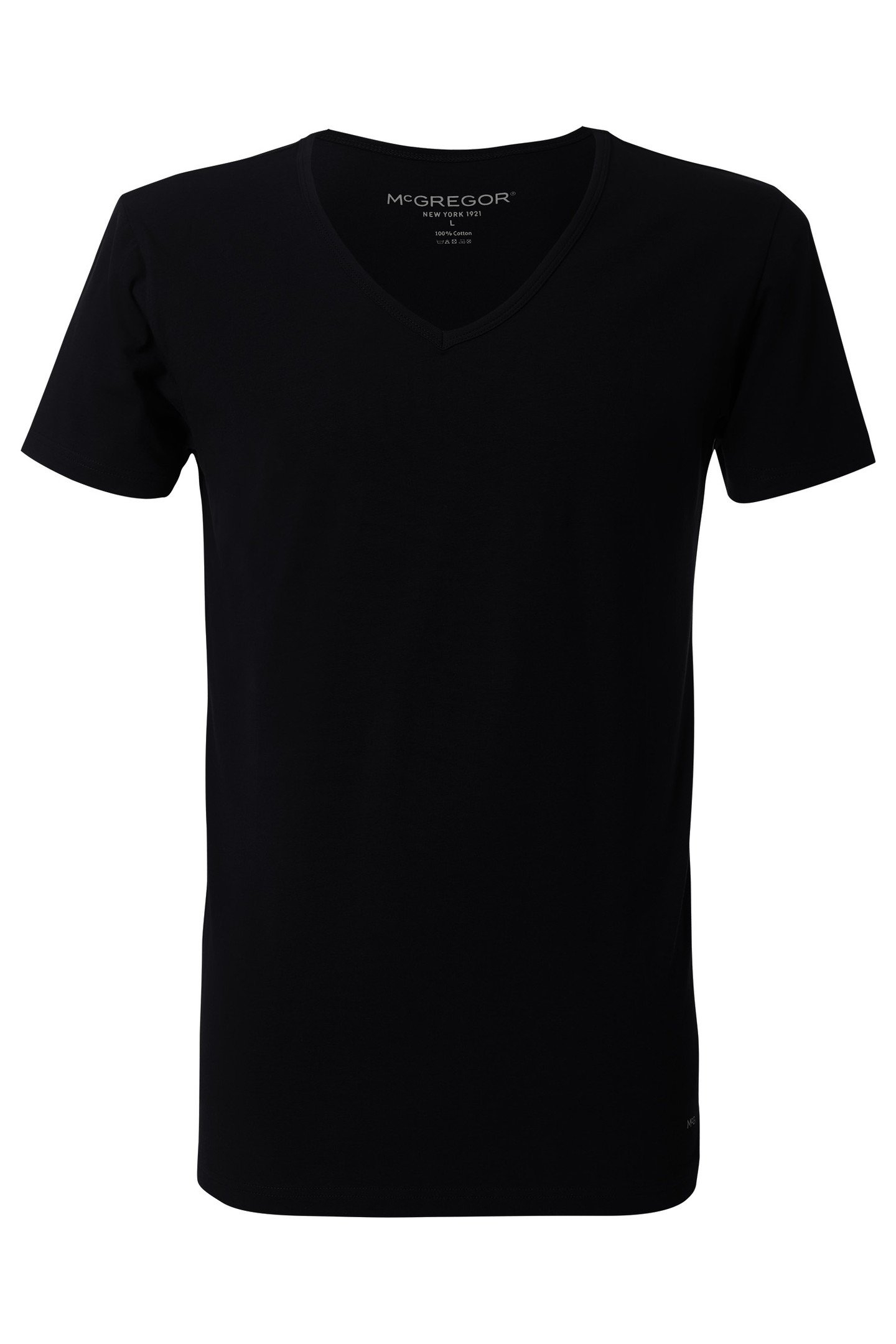 PREMIUM - STRETCH T-SHIRT - 4-PACK BLACK 2