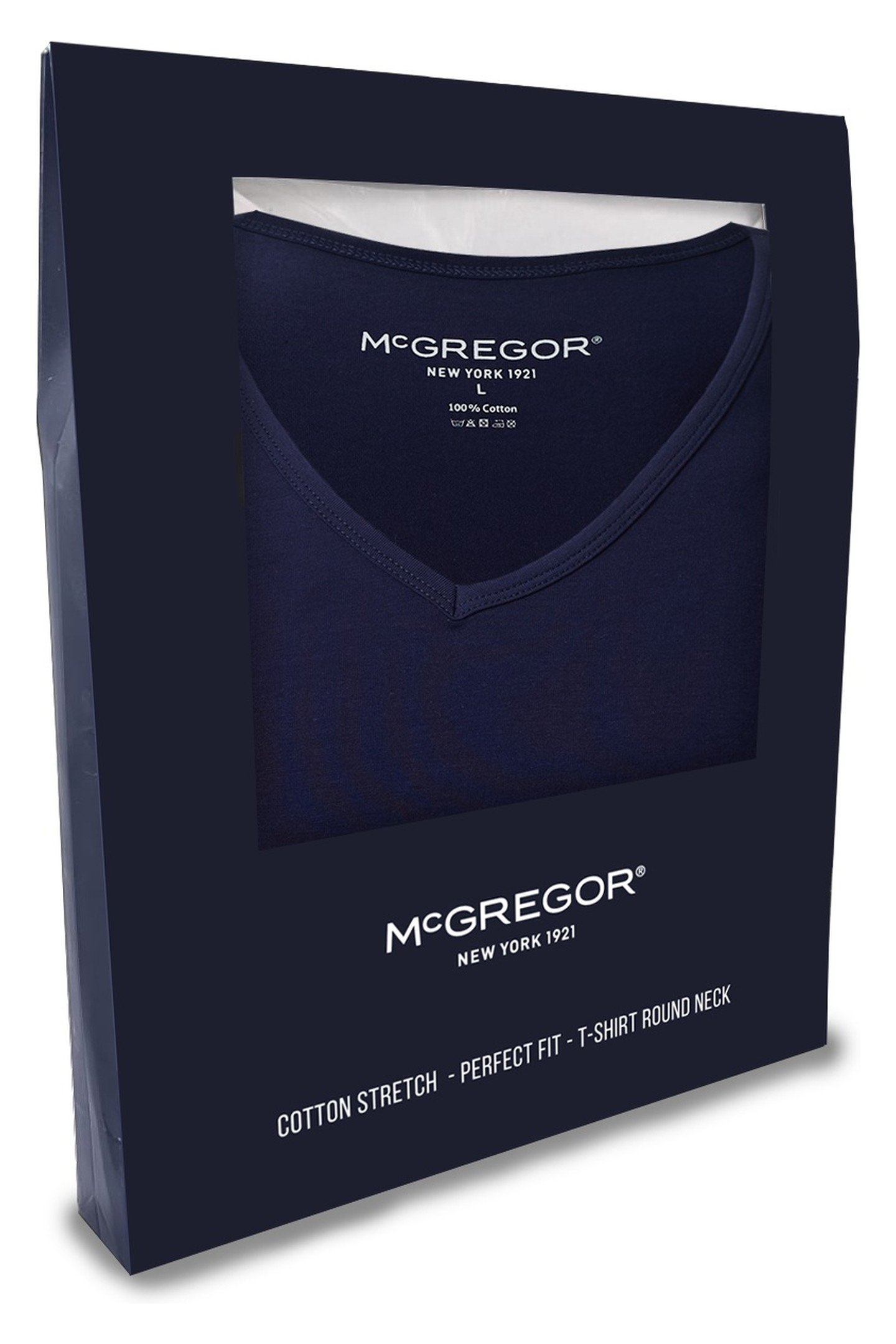 PREMIUM - STRETCH T-SHIRT - 4-PACK NAVY 4