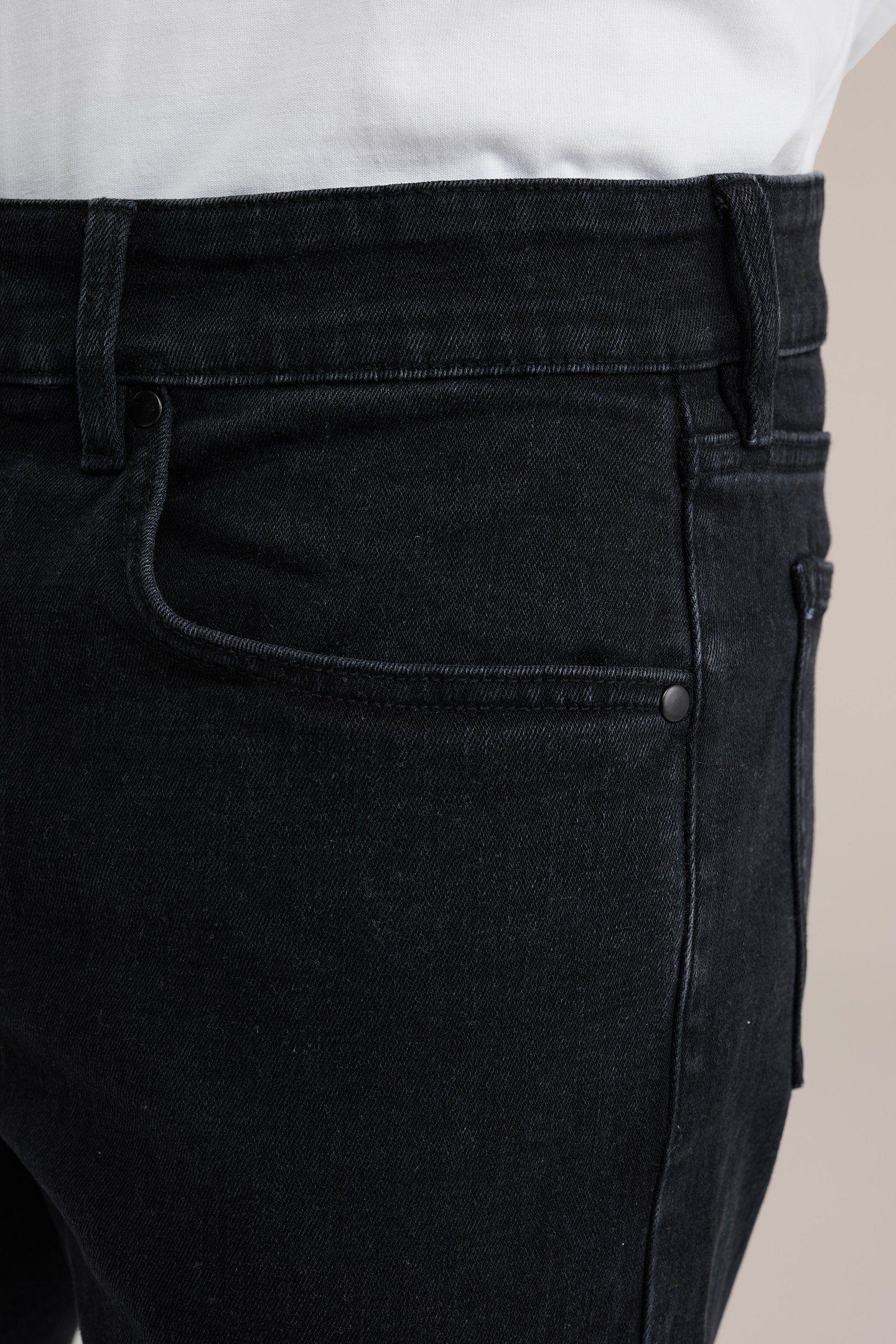 5-POCKET MID WAIST BLACK 6