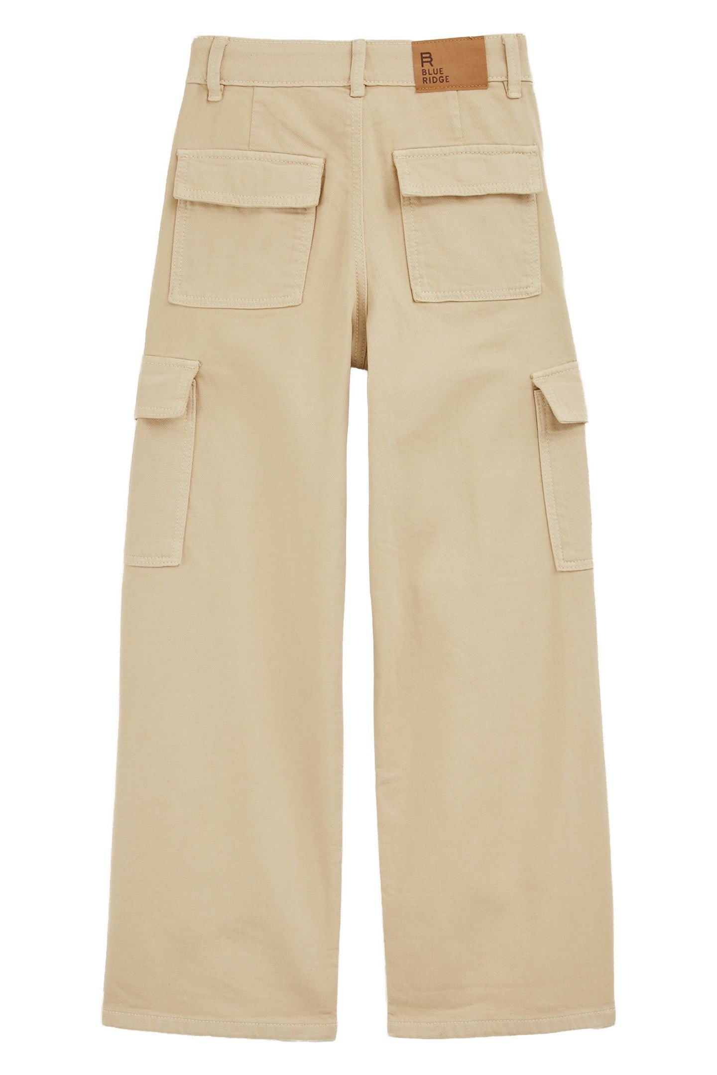 GIRLS CARGO PANTS BEIGE 2