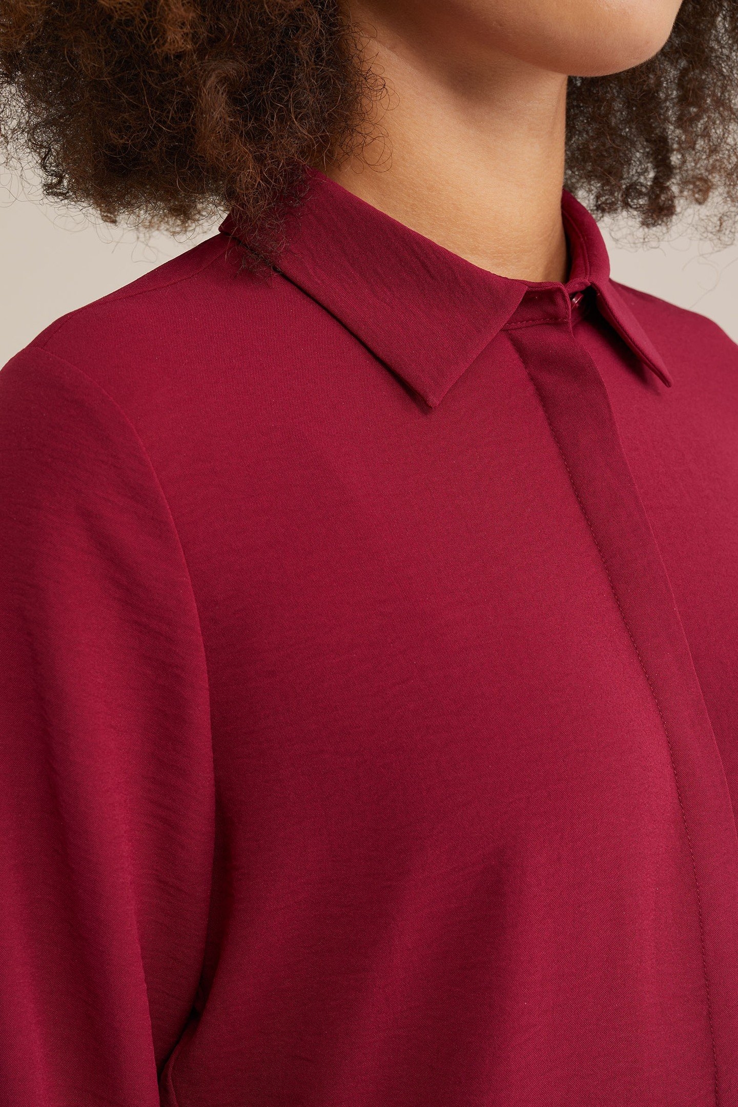 BLOUSE BURGUNDY RED 5