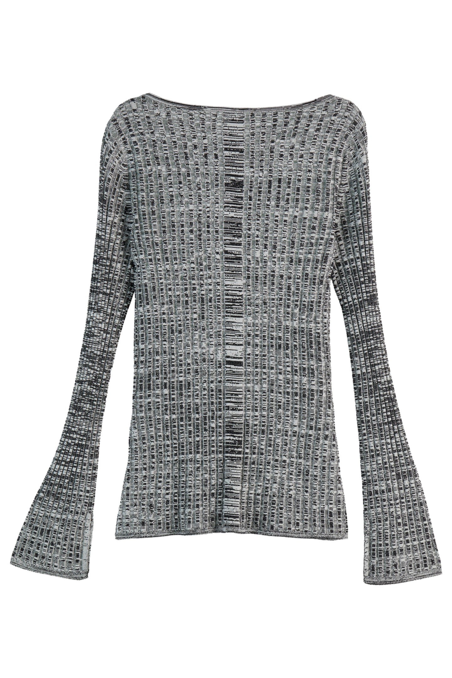 RIBBED KNITTED PULLOVER BLACK 5