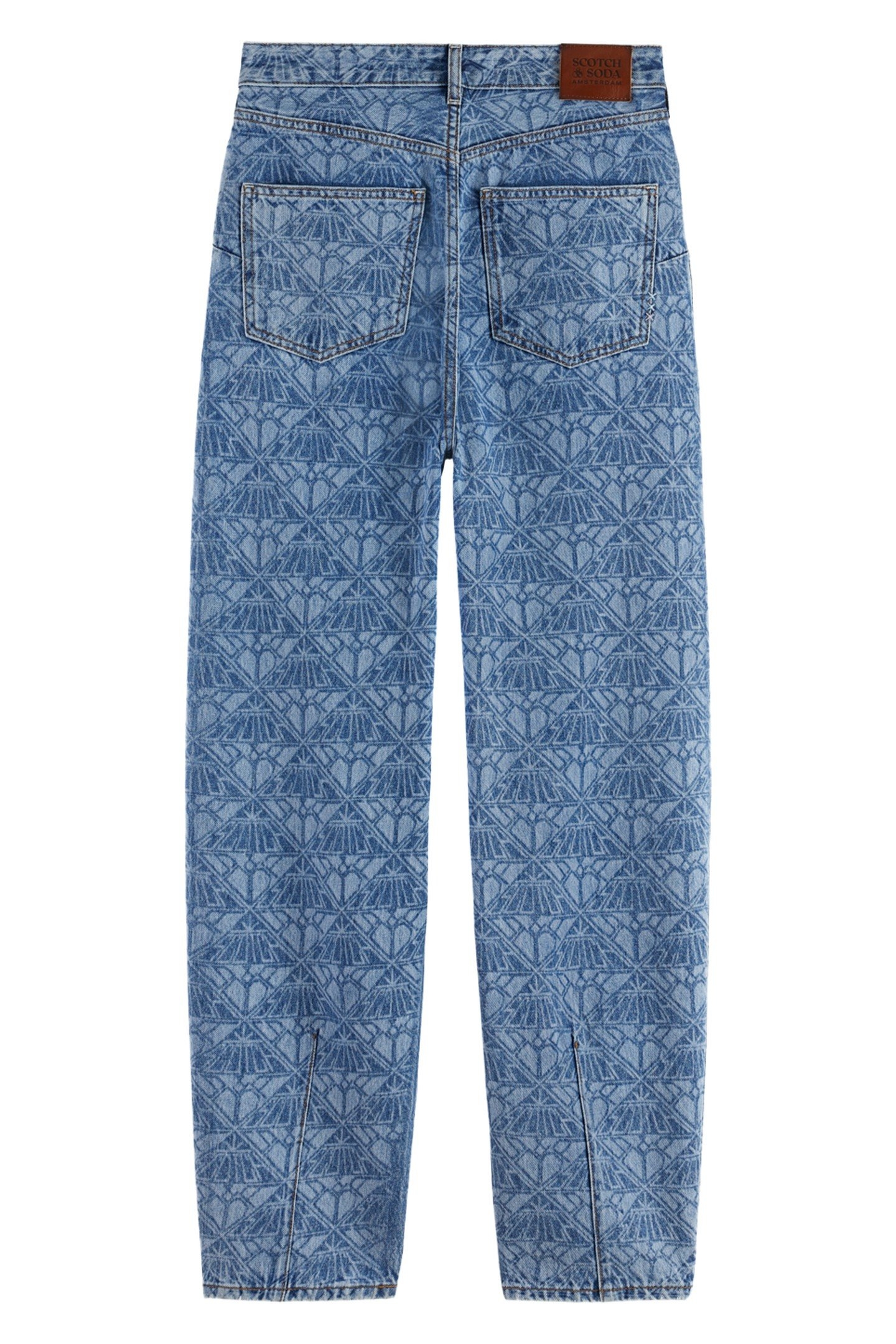 THE TIDE BALLOON JEANS WITH LONGER INSEAM MONOGRAM 3