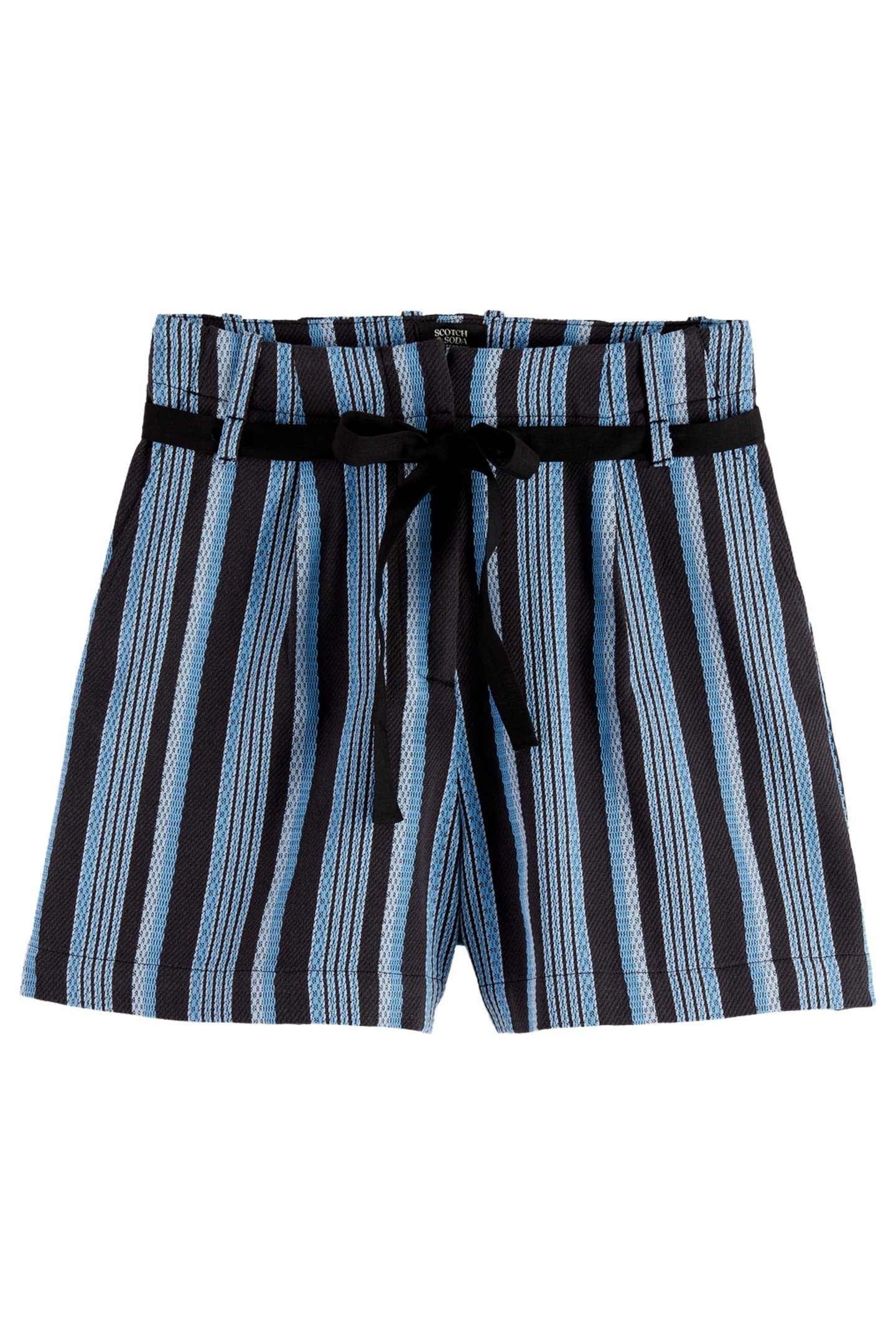 HIGH RISE STRIPE SHORTS LUNAR PIER STRIPE 4