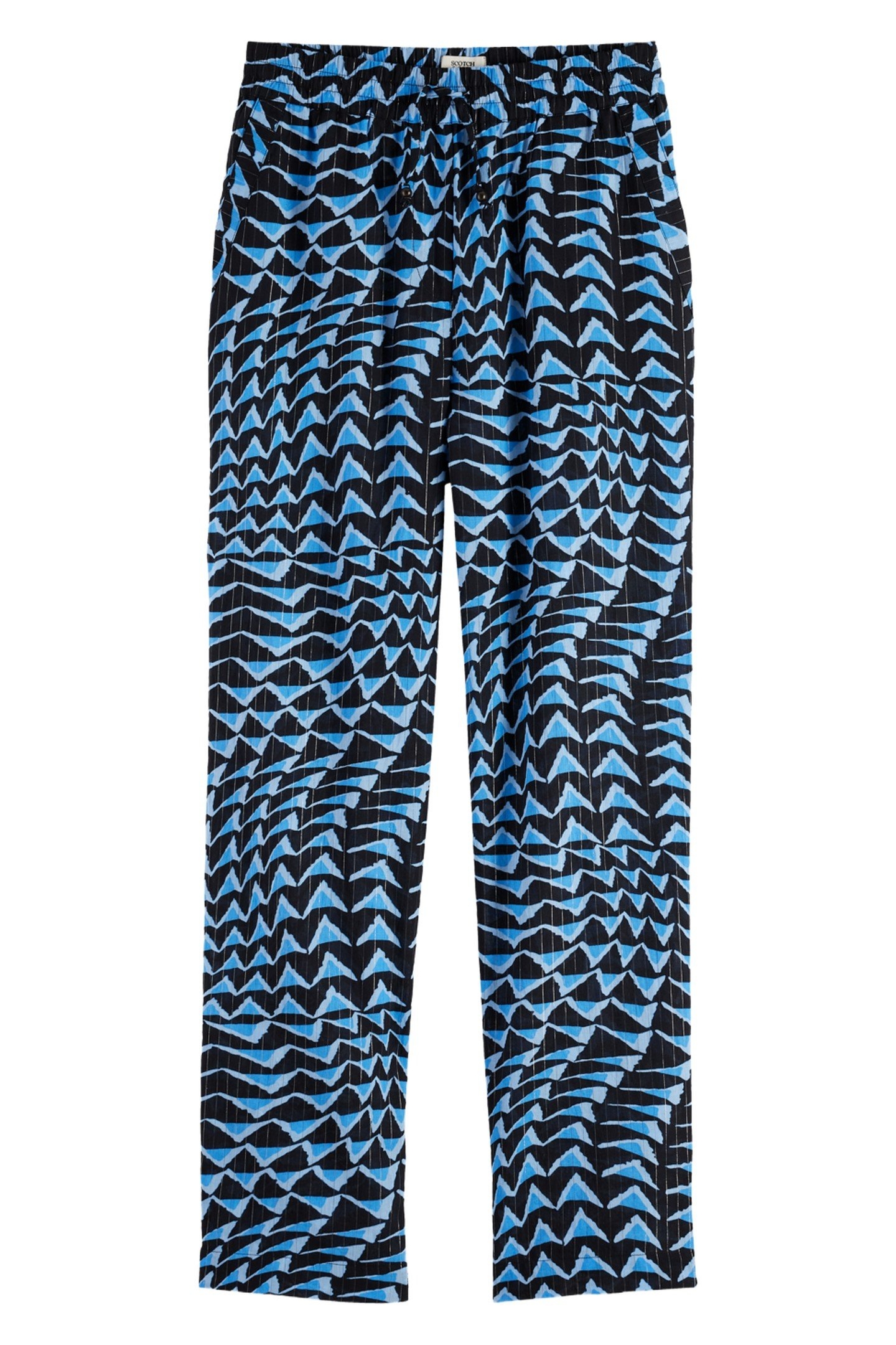 MID-RISE PULL-ON BEACH PANT HOUSE OF MIRRORS BLUE 5