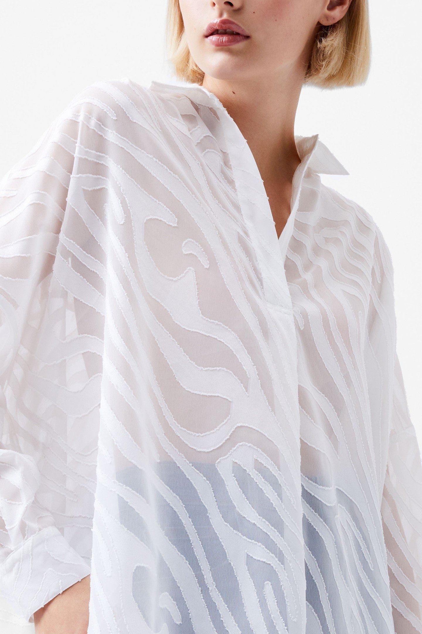 ZEBRA DEVORE POPOVER WINTER WHITE 4