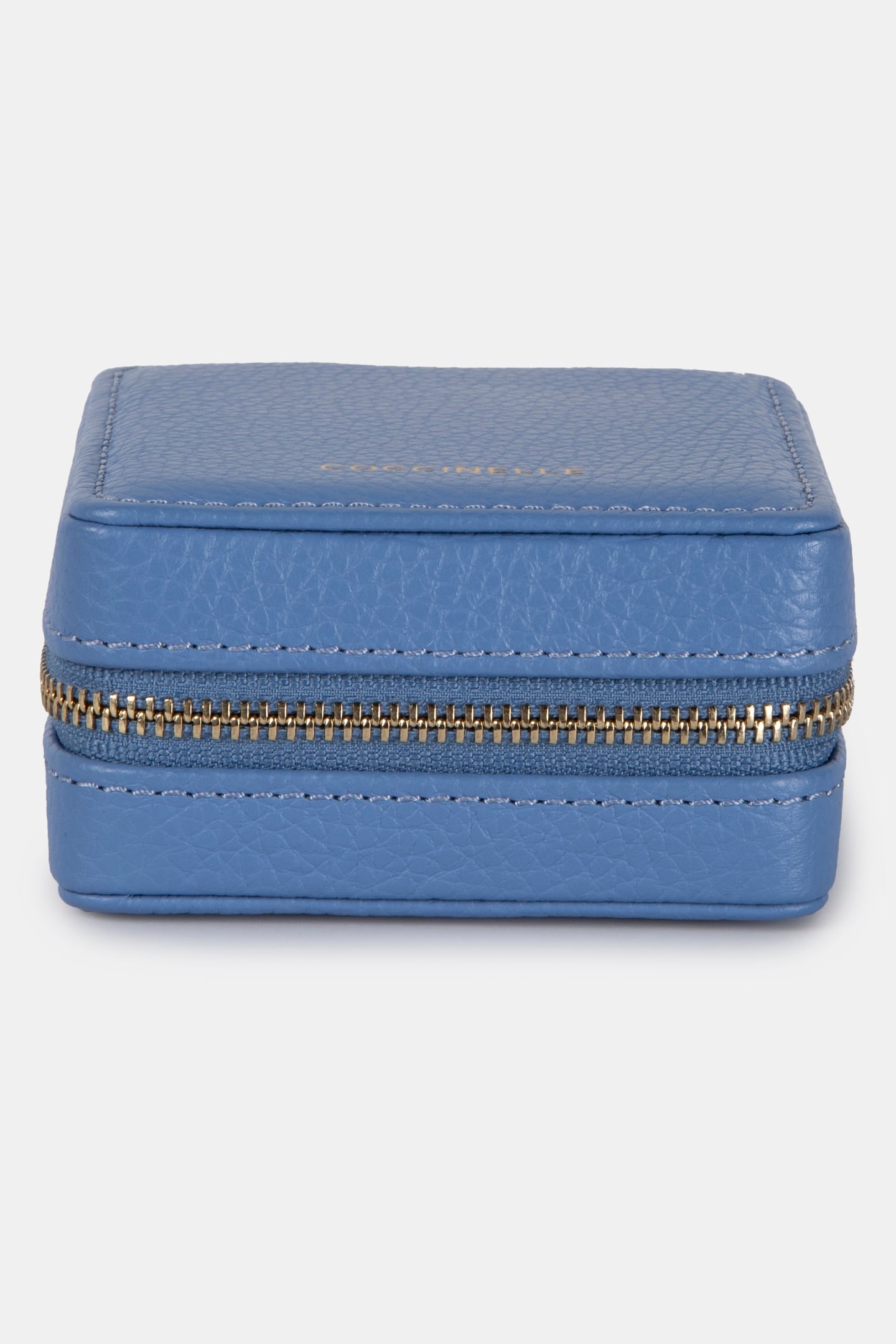 LEATHER JEWELLERY BOX IN BLUE 2