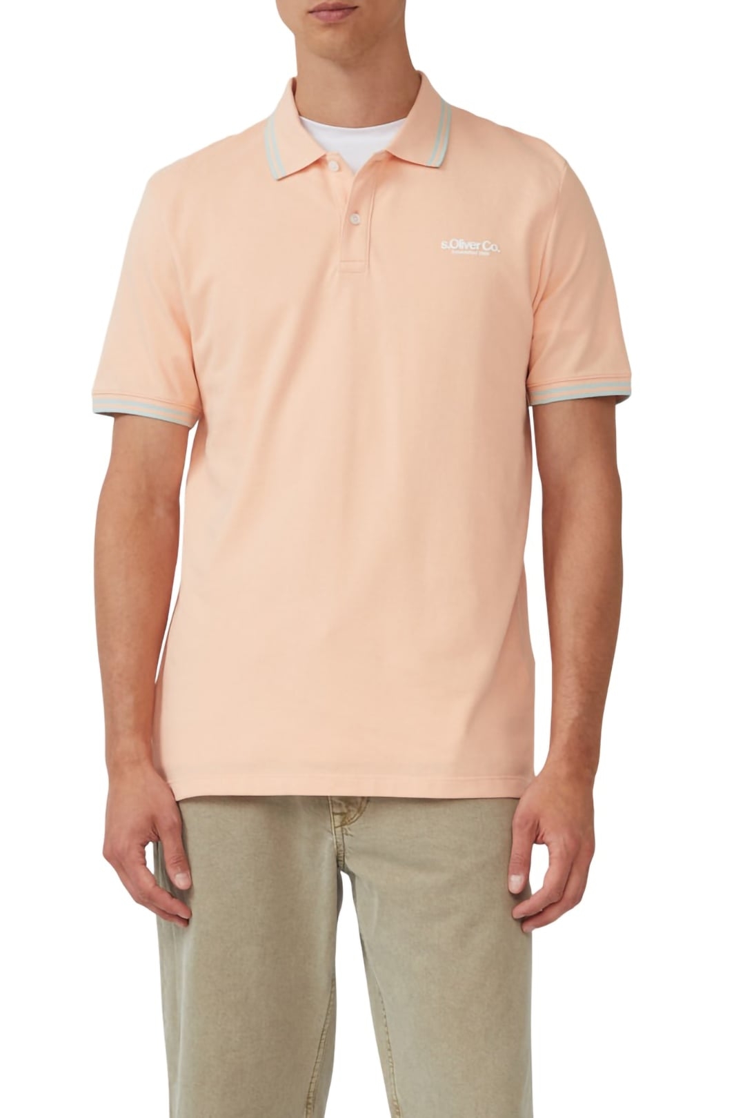 S.OLIVER POLOSHIRTS ORANGE 1